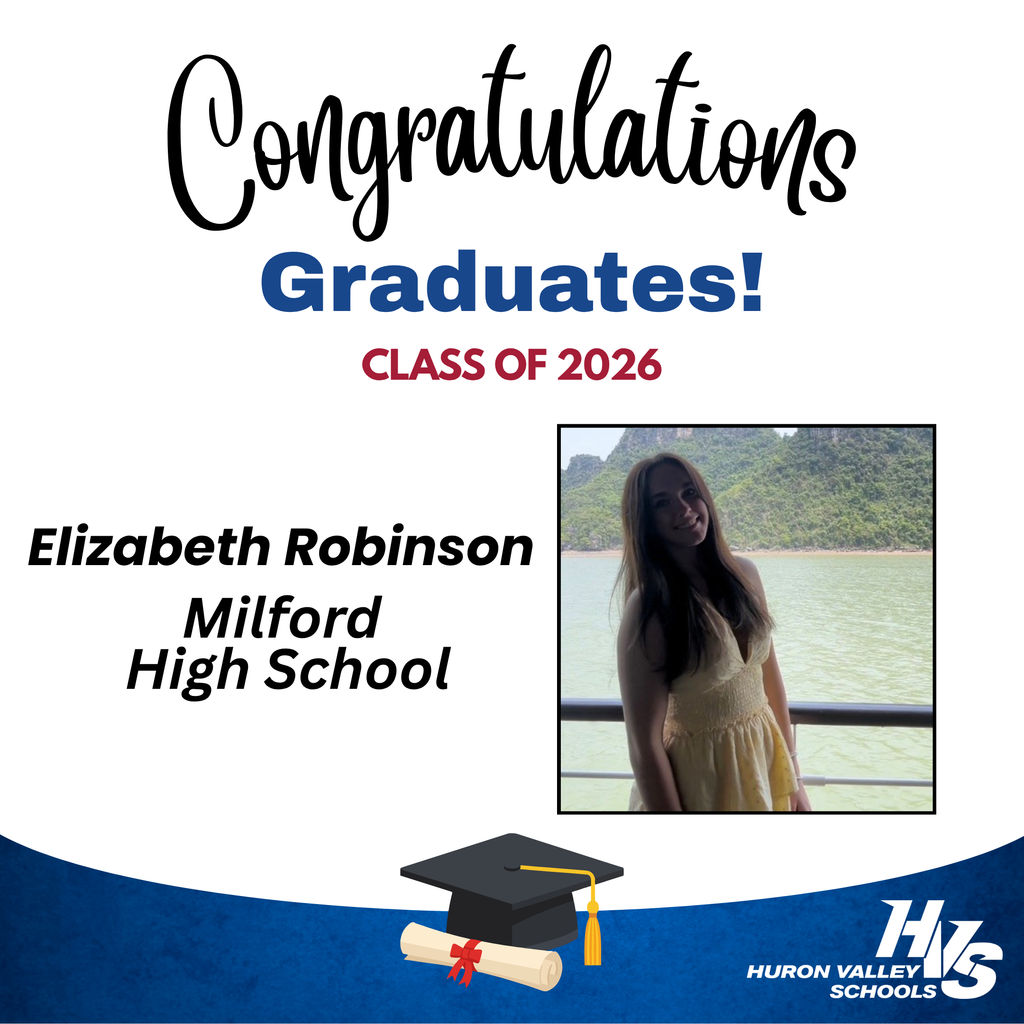 GFX & Photo honoring Elizabeth Robinson-- recent MHS grad