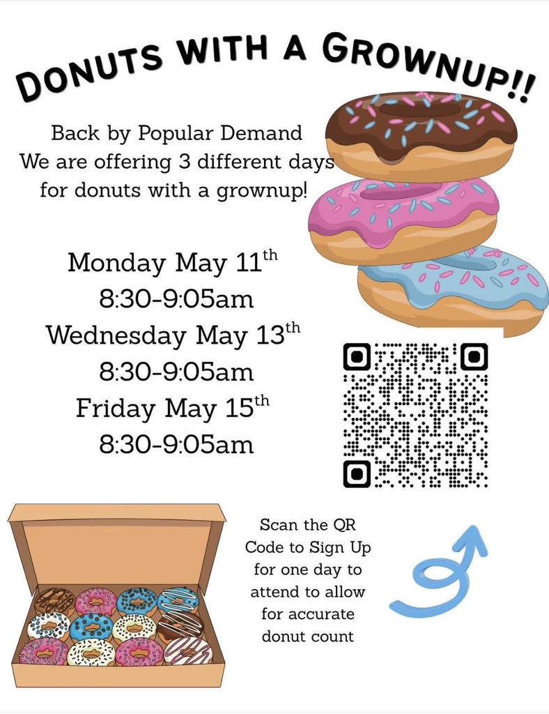 Donuts with Grownups event