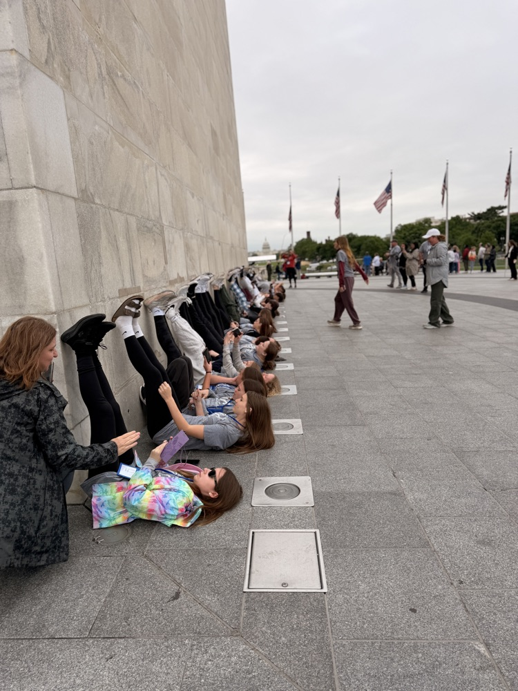 Day 1 in DC was a blast! Students saw the Washington Monument, WWII Memorial, The National Archives, FDR Memorial, Jefferson Memorial, Smithsonian Natural History Museum, Holocaust Museum and more! #wearemuir