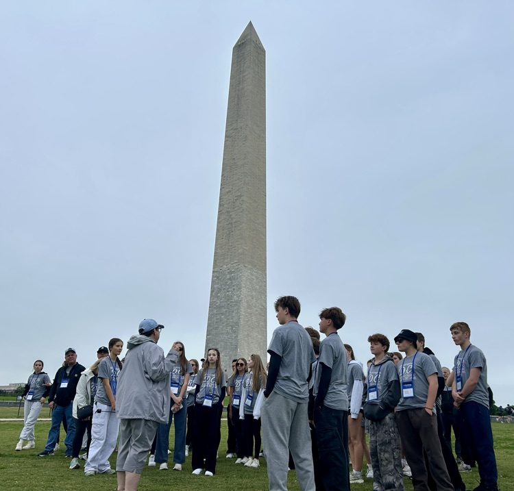 Day 1 in DC was a blast! Students saw the Washington Monument, WWII Memorial, The National Archives, FDR Memorial, Jefferson Memorial, Smithsonian Natural History Museum, Holocaust Museum and more! #wearemuir