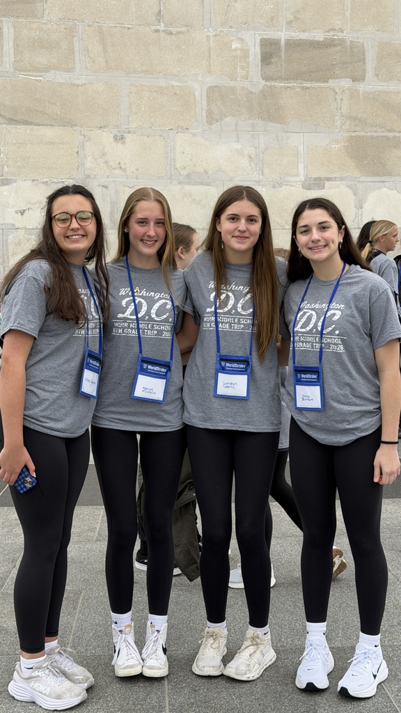 Day 1 in DC was a blast! Students saw the Washington Monument, WWII Memorial, The National Archives, FDR Memorial, Jefferson Memorial, Smithsonian Natural History Museum, Holocaust Museum and more! #wearemuir