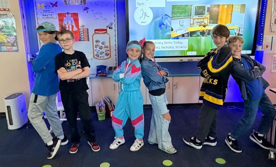 We love 90's spirit day!