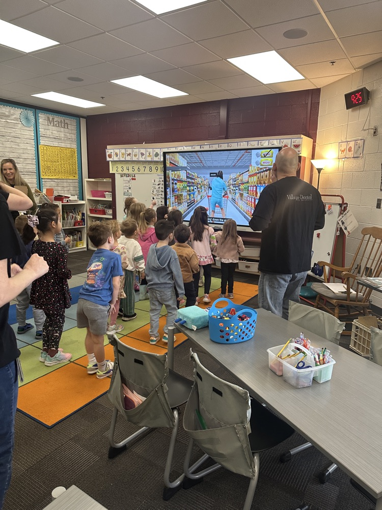 k day students dancing