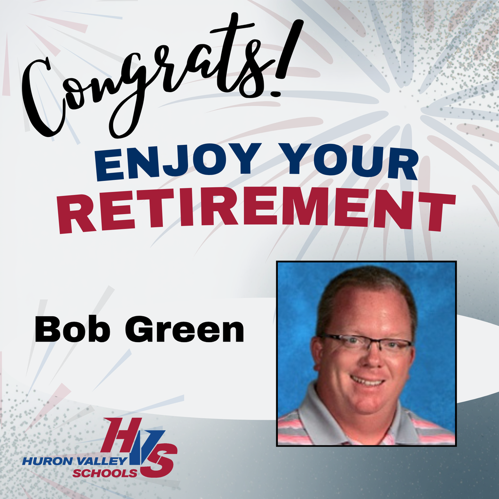 gfx and photo honoring Bob green - retiring from Lakeland High School