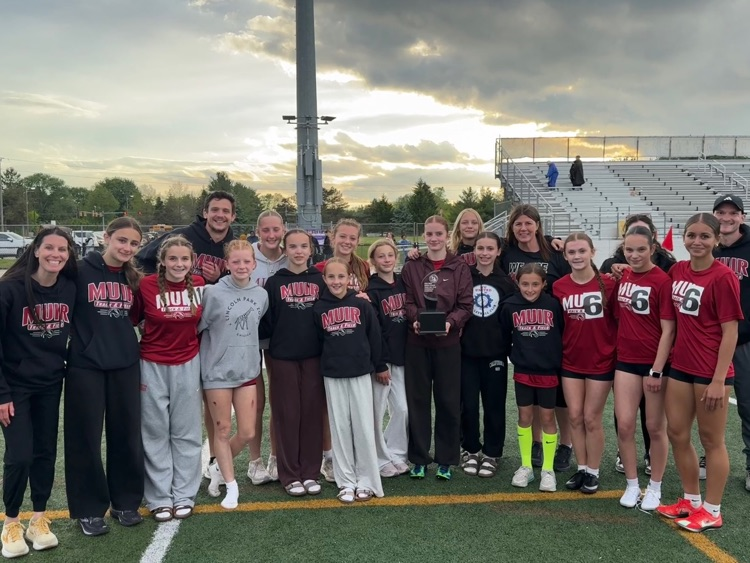 Congratulations to all of our track athletes on a great day at the LVC Meet. Our girls team brought home the LVC Title! Go Colts! #wearemuir