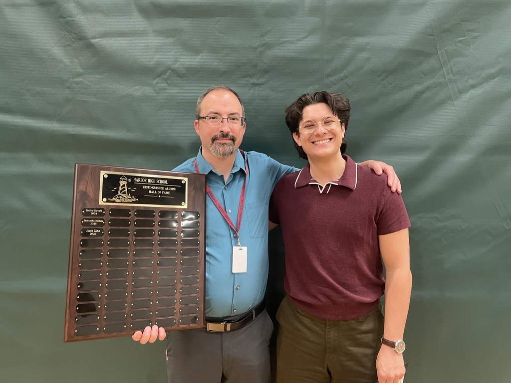 Jacob Zahn, a 2018 Harbor High valedictorian, was inducted into the Harbor High Hall of Fame after earning degrees from Oakland Community College, Michigan State University and Wayne State University, where he completed his Master of Science as a Physician Assistant in 2026.