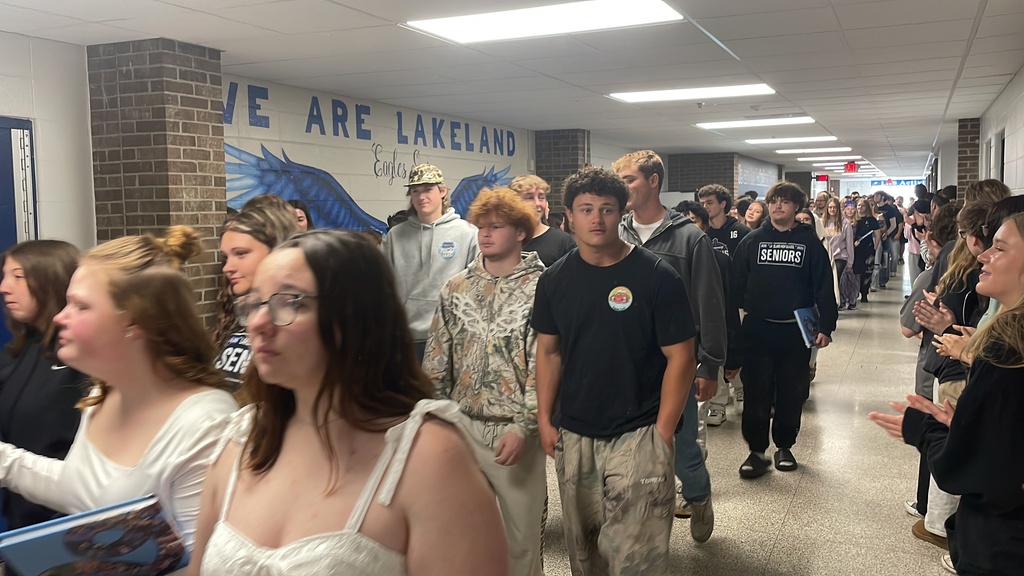 Lakeland seniors walking hallways for clapout