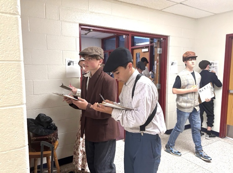 You know it's Ellis Island simulation day at Muir when the hallways looks like New York in 1899. Students had a blast going through this activity with their teachers hard at work! #wearemuir