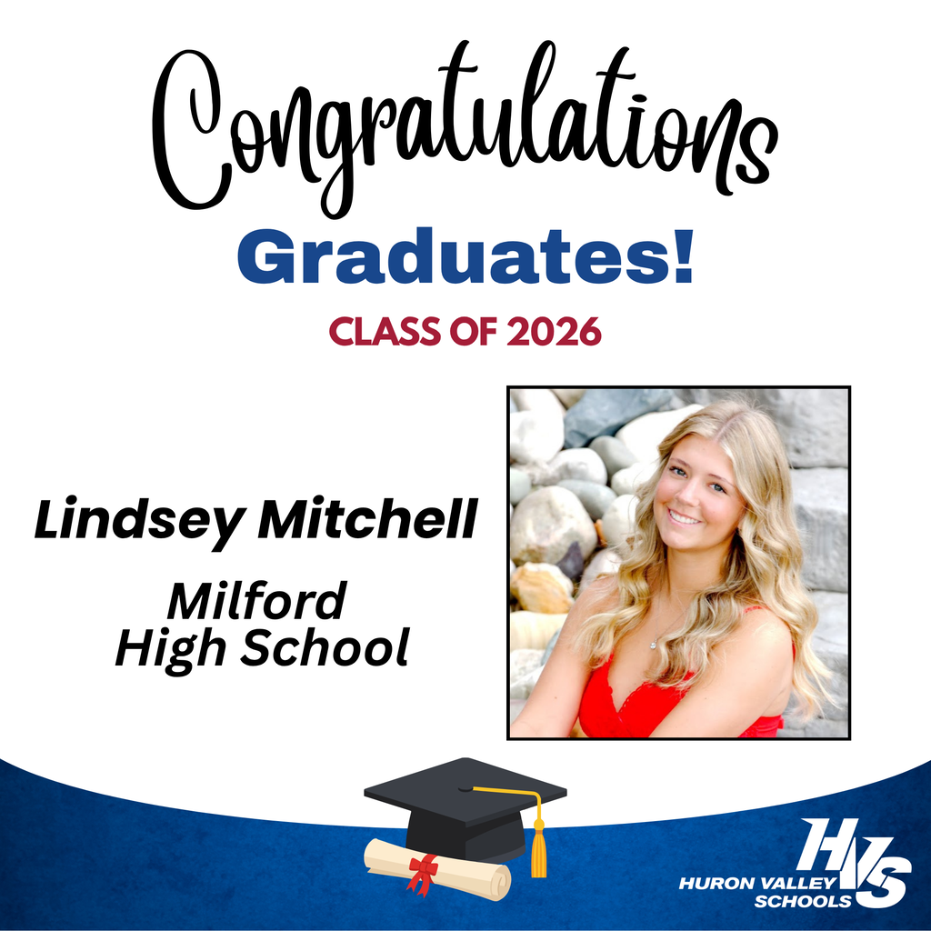 GFX & Photo honoring Lindsey Mitchell-- recent MHS grad