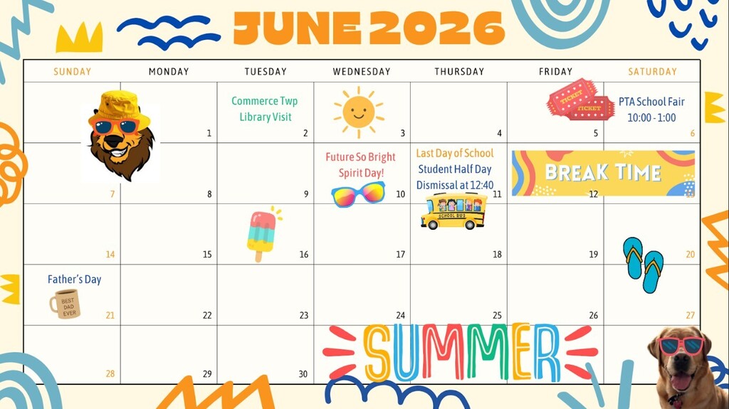 Our final calendar is ready to view!