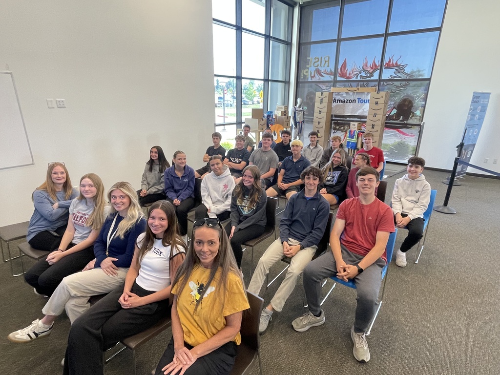 This week the College & Career Centers at Milford and Lakeland teamed up to tour an Amazon Fulfillment Warehouse! Students were able to see where human resources meet robotics at their massive, high-tech warehouse in Pontiac. Here Amazon receives, stores, picks, packs and ships customer orders via trucks, planes and even DRONES. Amazing!