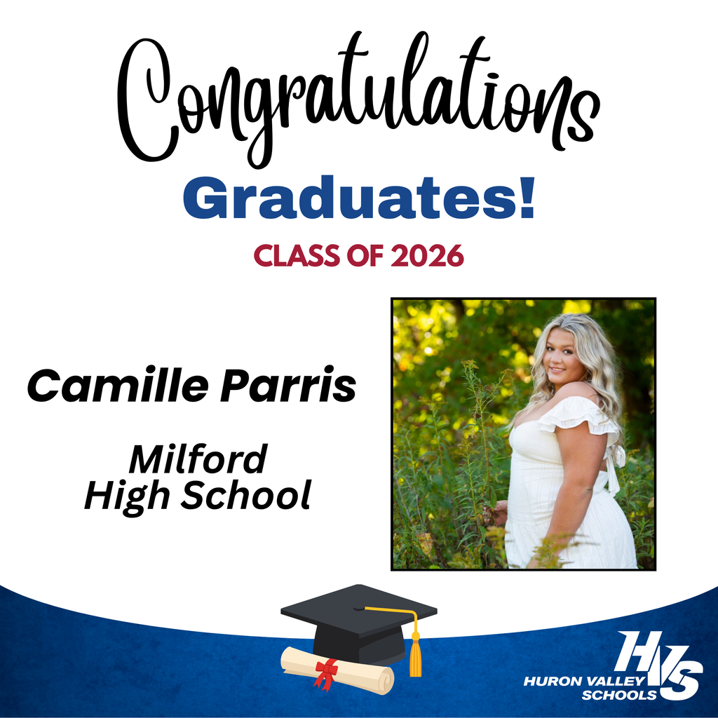 GFX & Photo honoring Camille Parris-- recent MHS grad