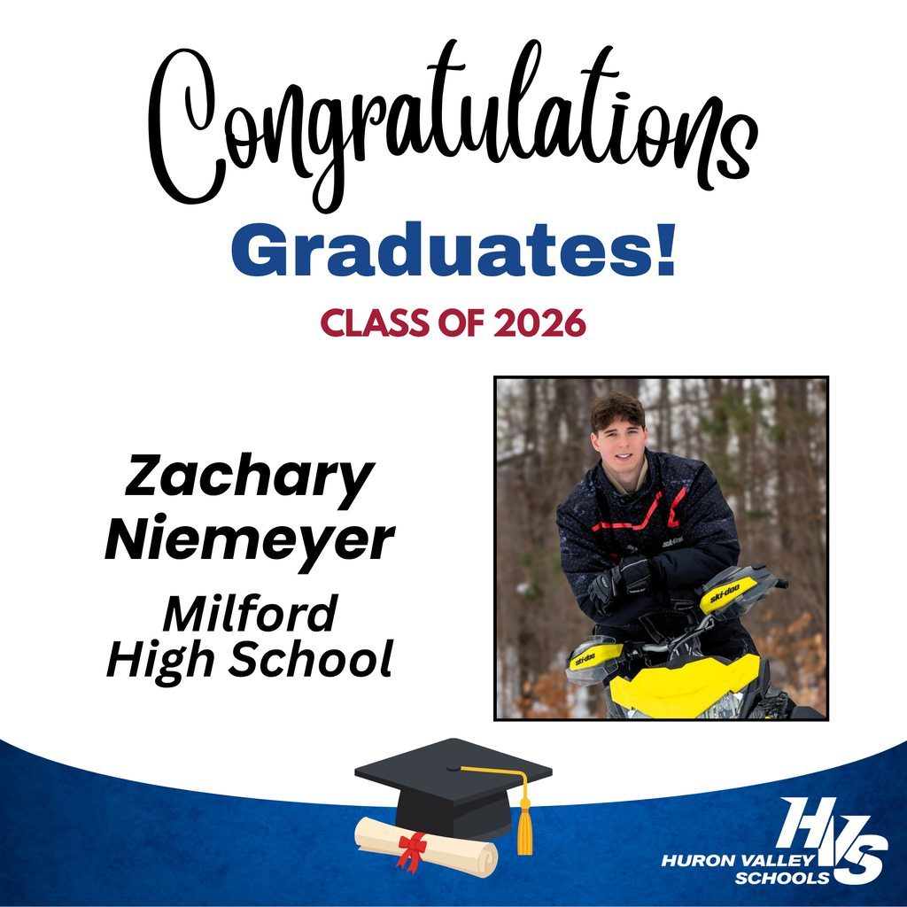 GFX & Photo honoring Zachary Niemeyer -- recent MHS grad