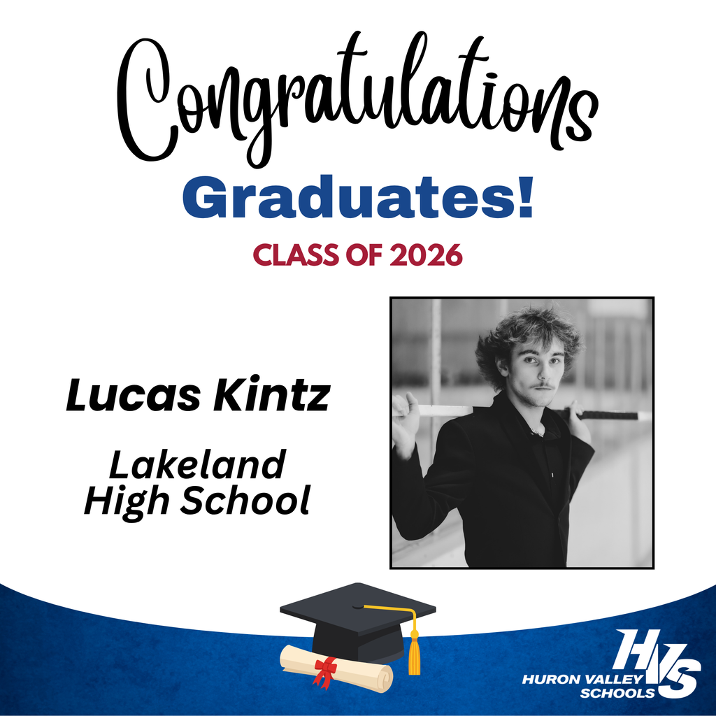 GFX & Photo honoring Lucas Kintz -- recent LHS grad
