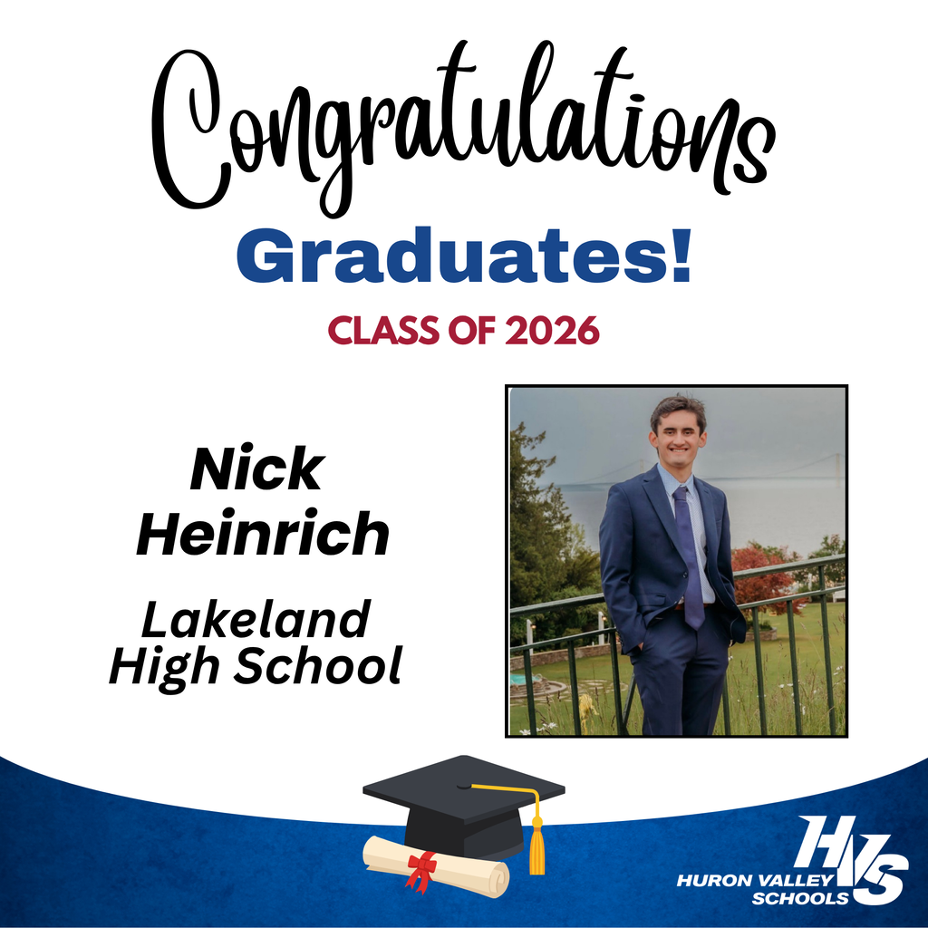 GFX & Photo honoring Nick Heinrich -- recent MHS grad