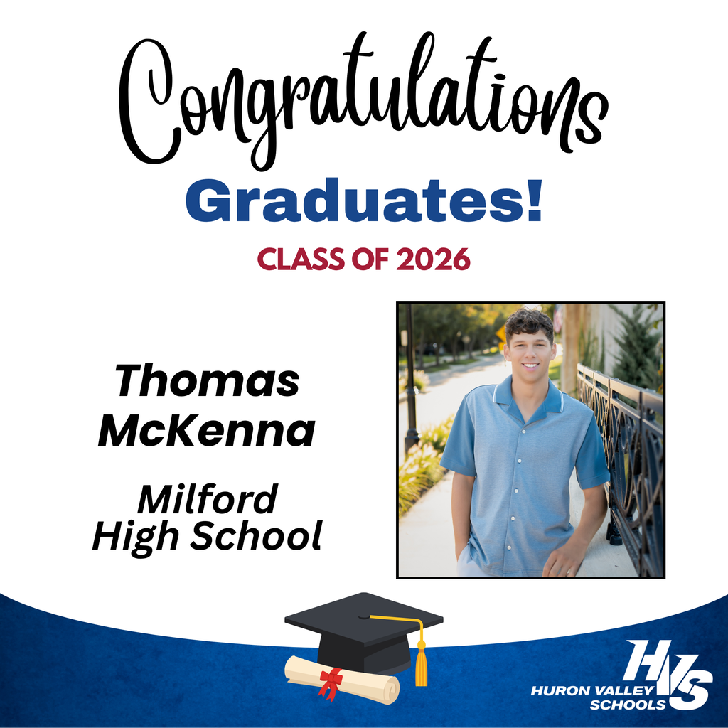 GFX & Photo honoring Thomas Mckenna -- recent MHS grad