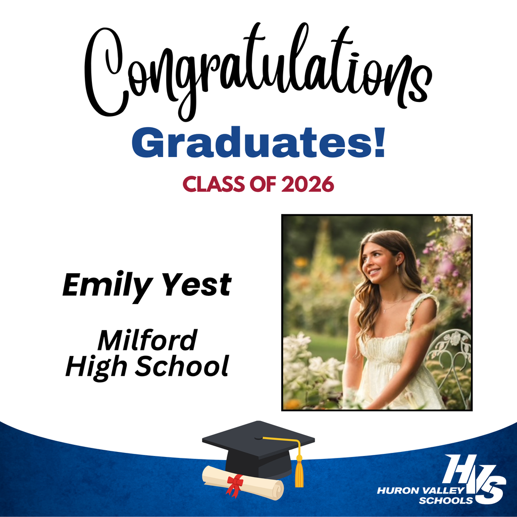 GFX & Photo honoring Emily Yest -- recent MHS grad