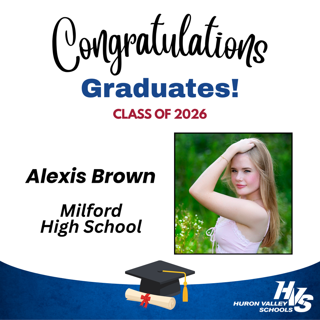 GFX & Photo honoring Alexis Brown -- recent MHS grad