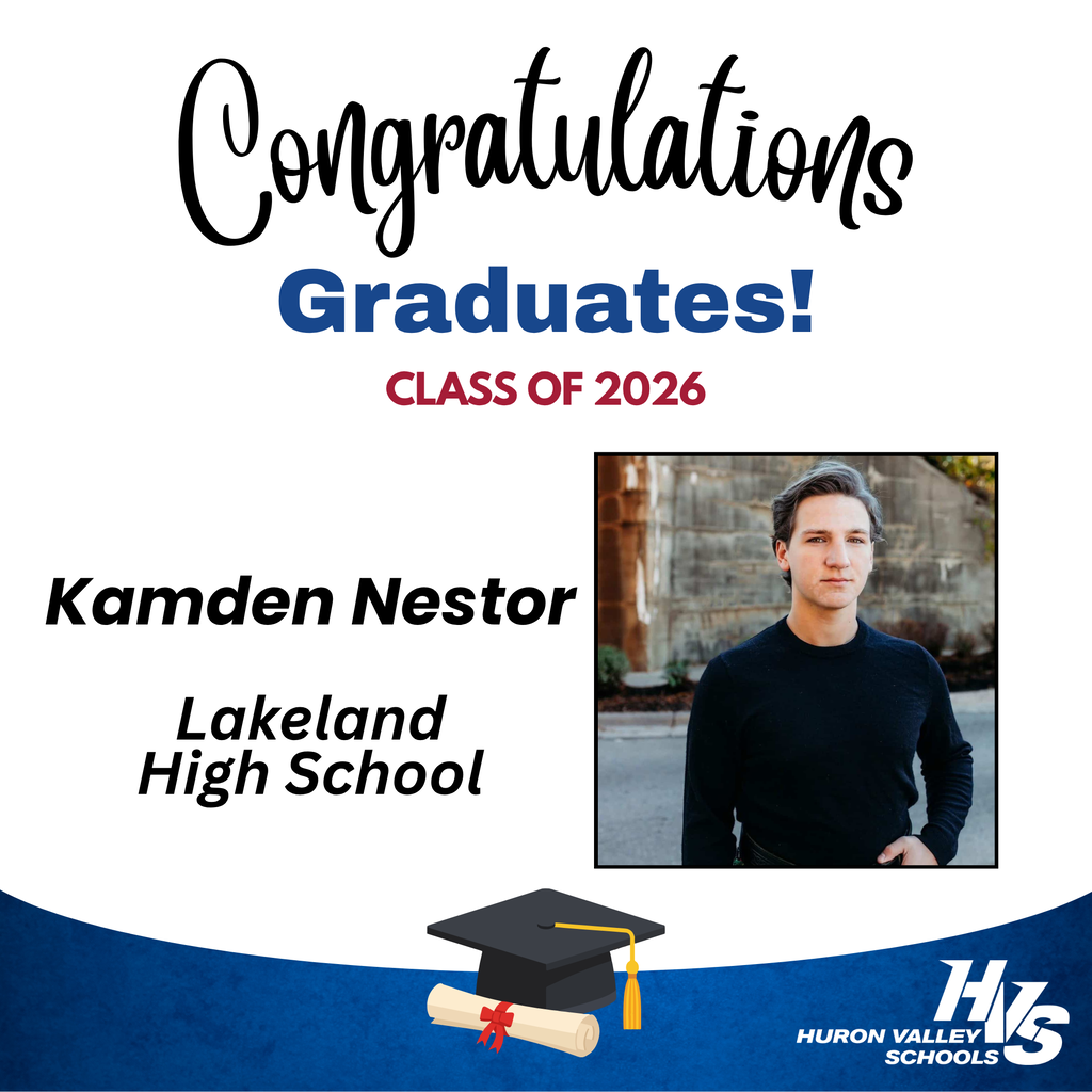 GFX & Photo honoring Kamden Nestor -- recent grad