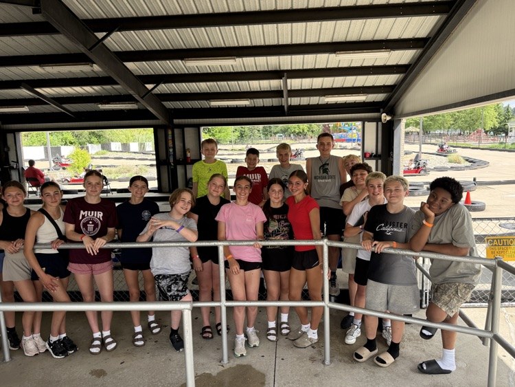 Canoeing, Paradise Park and Cedar Point. What a great day to be a Muir Colt! #wearemuir