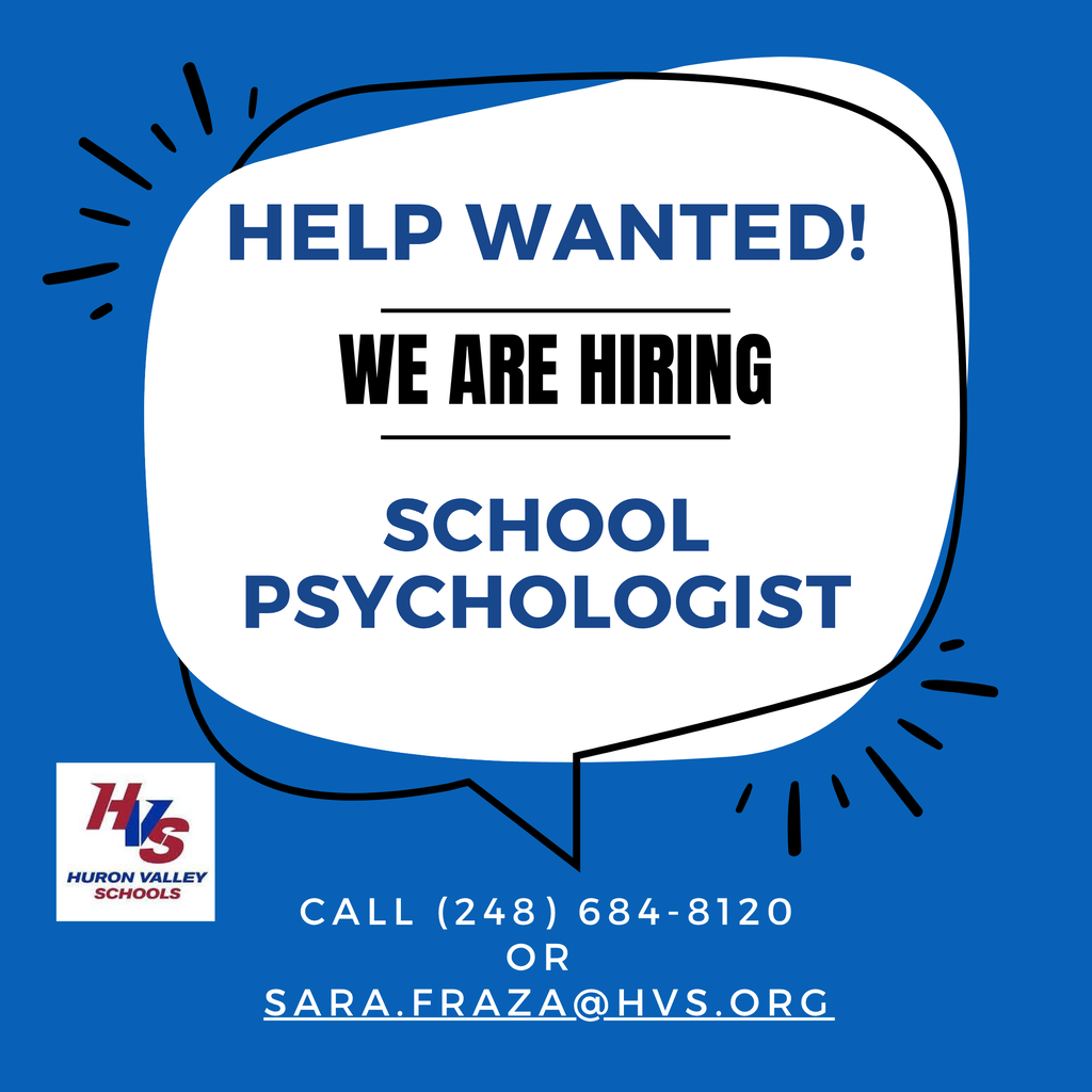 gfx that reads we are hiring .. school psychologist"