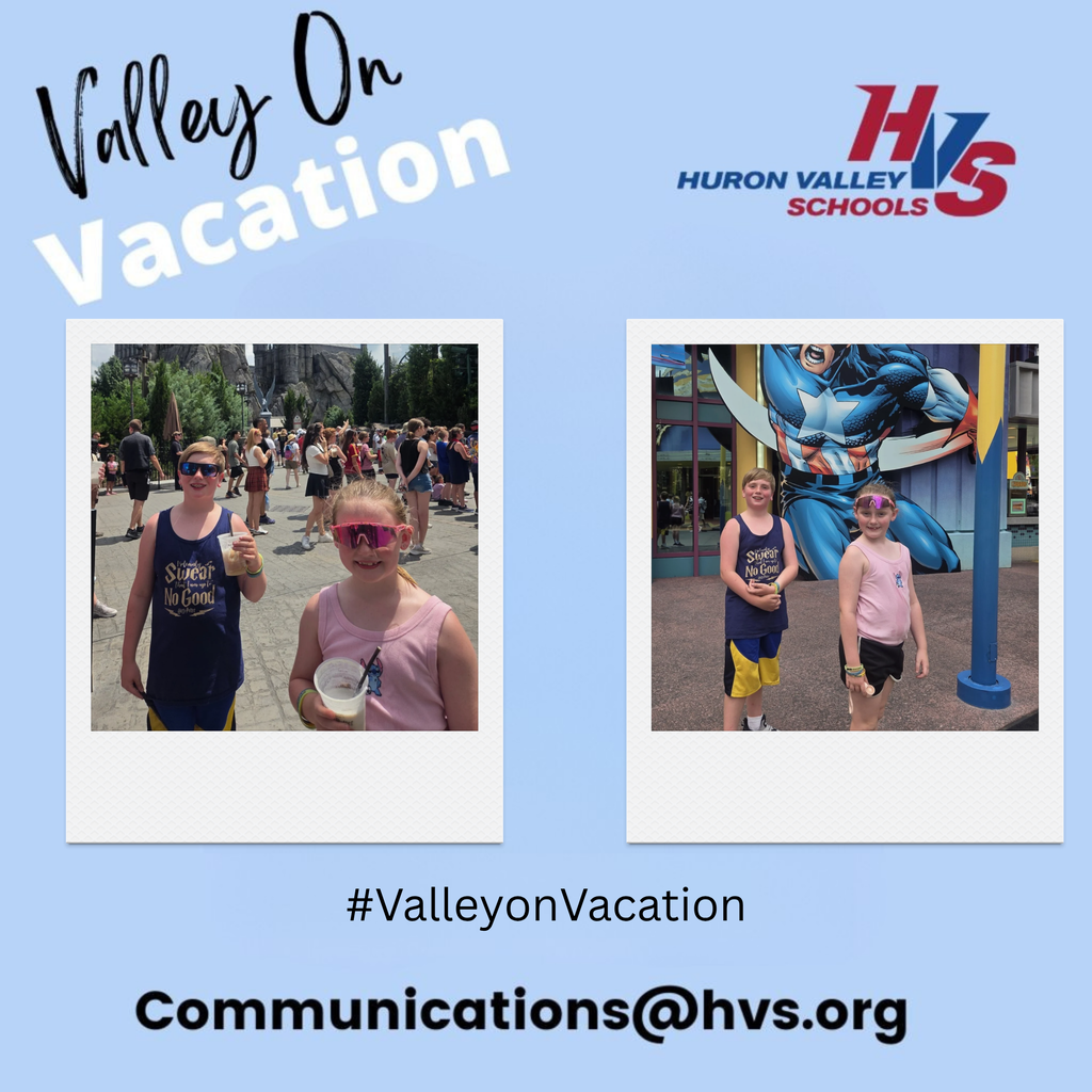 Gfx with two photos of two kids posing at universal studios in florida