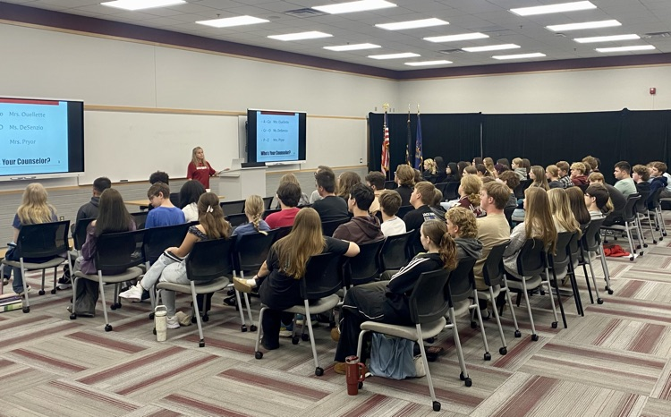 Today, Seniors had the opportunity to hear from their counselors and learn about important next steps in the college and career application process. #BeaMAV