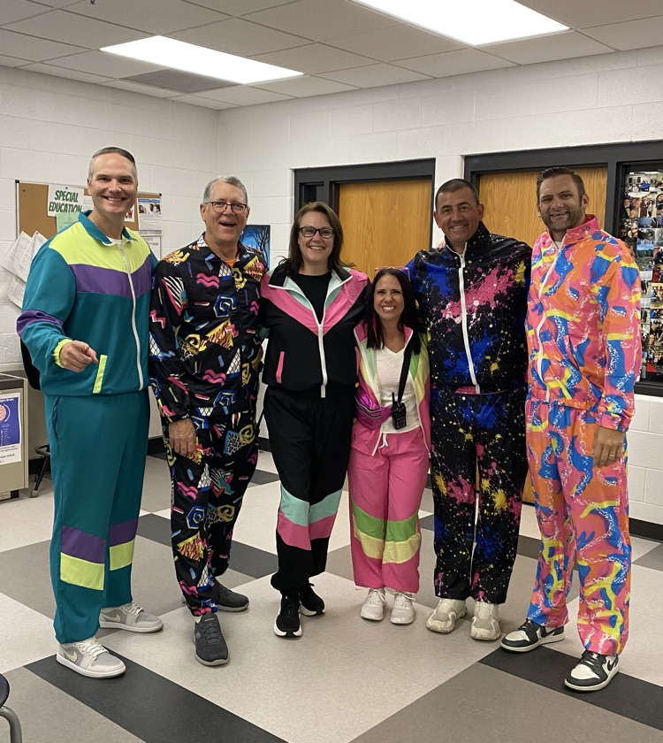 MHS staff knew the assignment for matching "set" day. Homecoming week is off and running! #BeAMAV