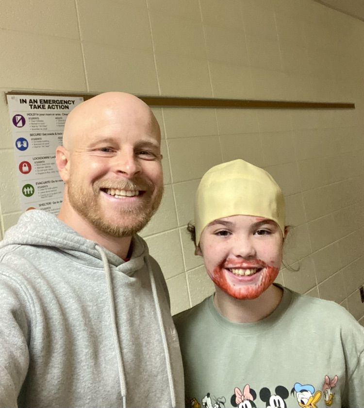 teacher and student have matching beards