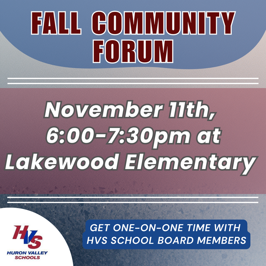 blue & red graphic that reads "November 11th, 6:00-7:30pm at Lakewood Elementary - Fall community Forum"