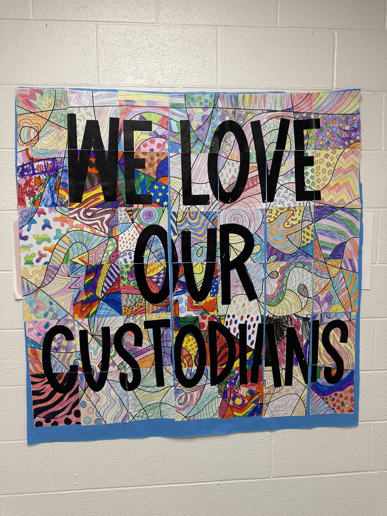 student signs for custodians 