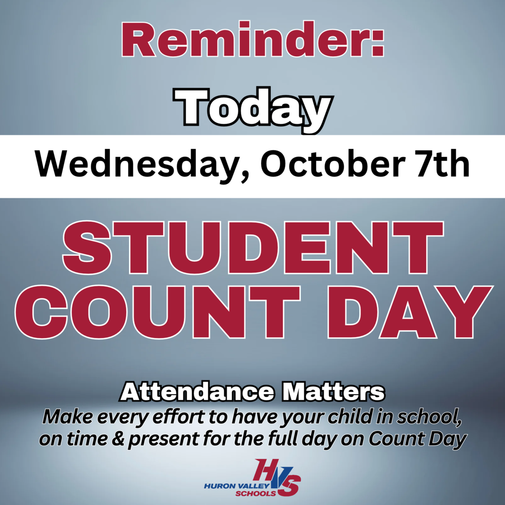 GRAPHIC that reads " today, October 7th is an early release day"