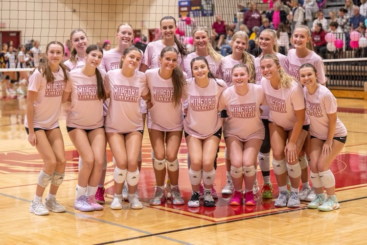 A great night of volleyball for the Mavs on our annual Dig Pink night. The night included celebrating a sweep over Hartland, a record breaking torch passed to Lexa and most importantly, school and community coming together for a great cause! #BeAMAV
