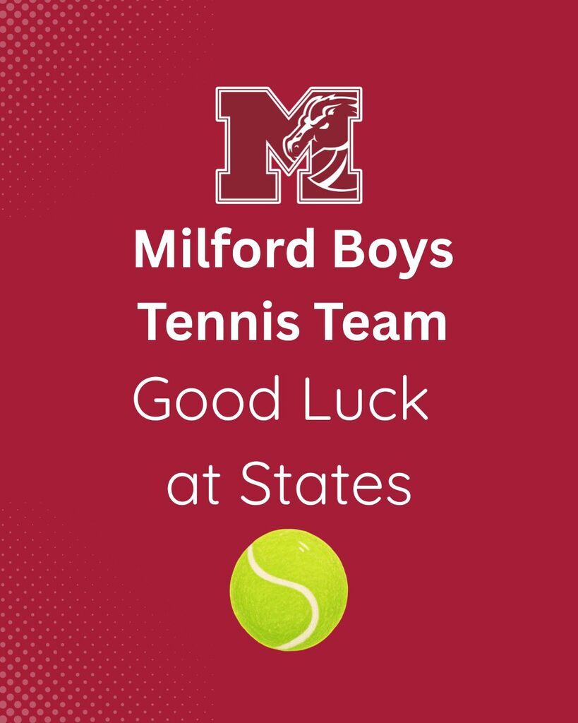 Milford Tennis team to states