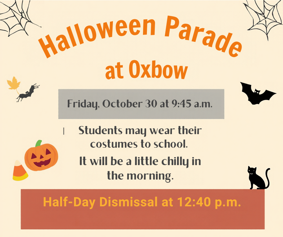 Halloween Parade announcement