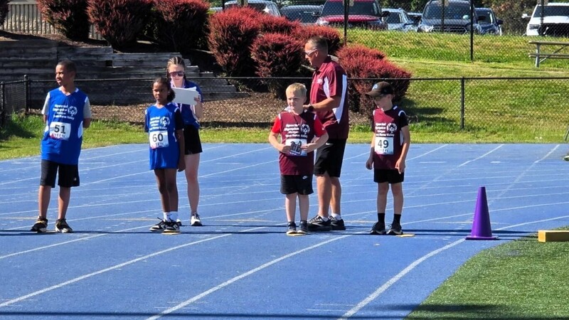 Photo of students taking running at special olympics event