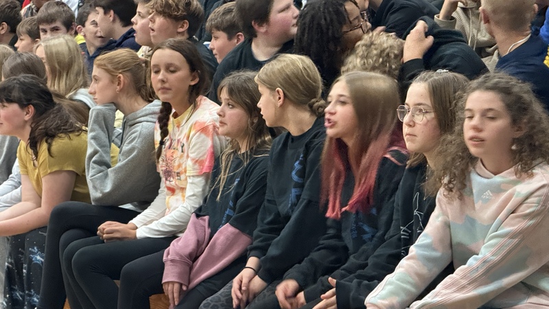 Assembly for new WLMS mascot announcement