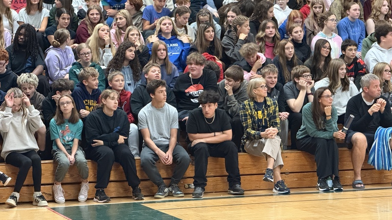 Assembly for new WLMS mascot announcement