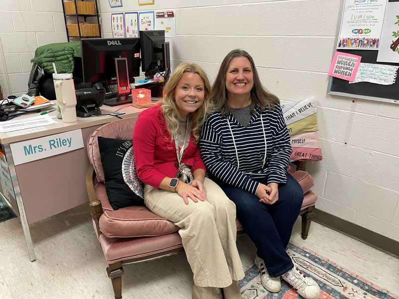 Ms. Reece and Ms. Riley in thier office