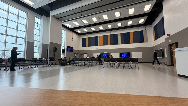 photos of new multipurpose rooms at lakeland high 