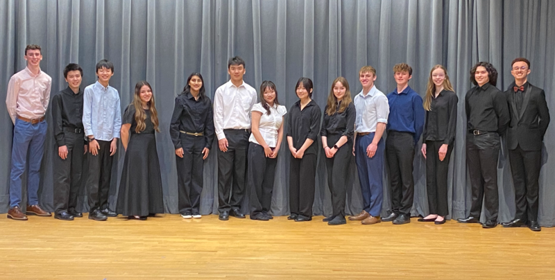 Carter Swarthout pictured second from right.