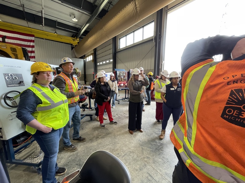 MHS Field trip to MUST Construction in Howell MI
