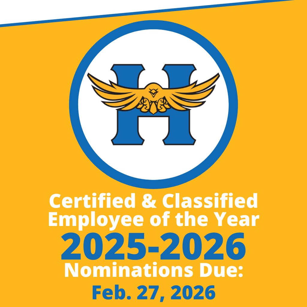 Certified & Classified Employee of the Year 2025-2026 nominations due february 27, 2026