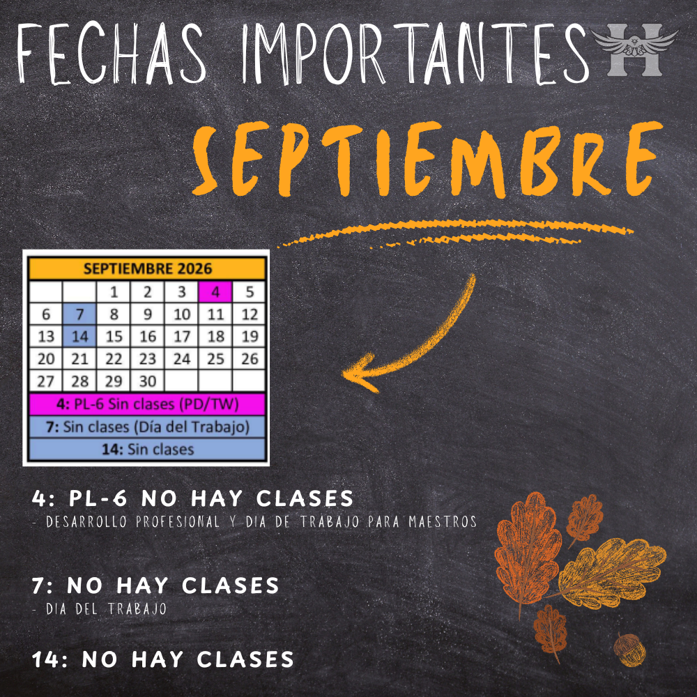 Important September Dates In Spanish