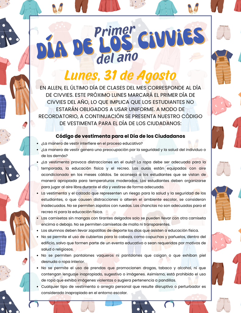 Primer día de los Civvies del año