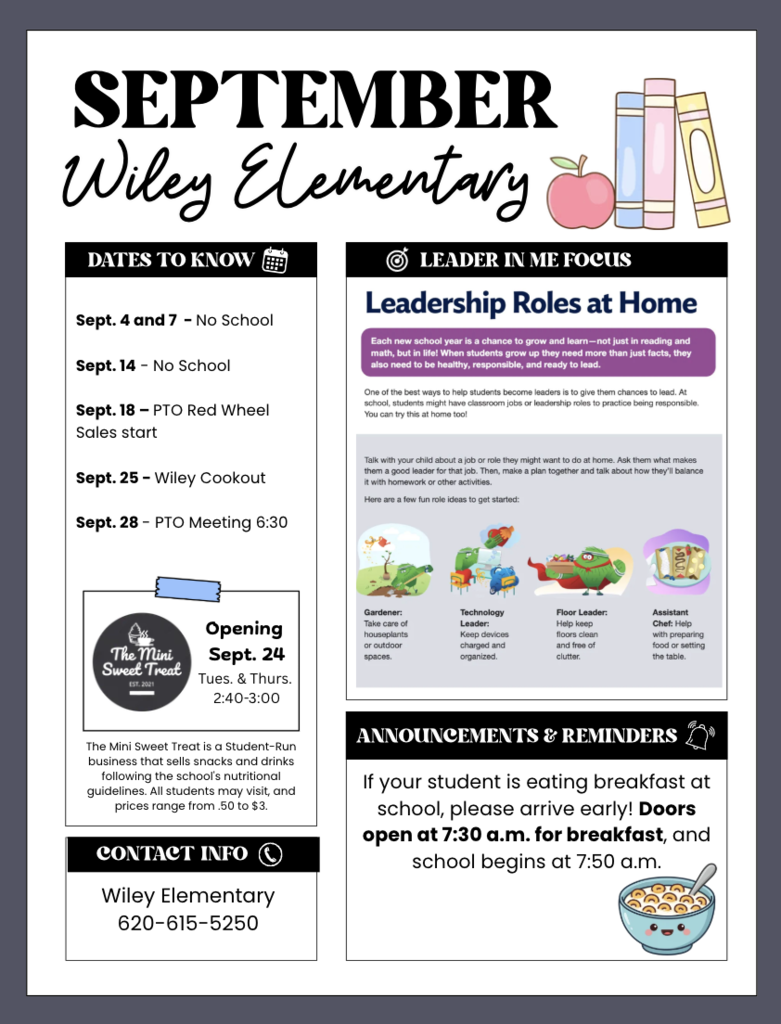 September newsletter