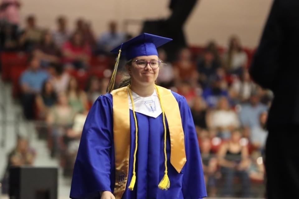 student graduating 
