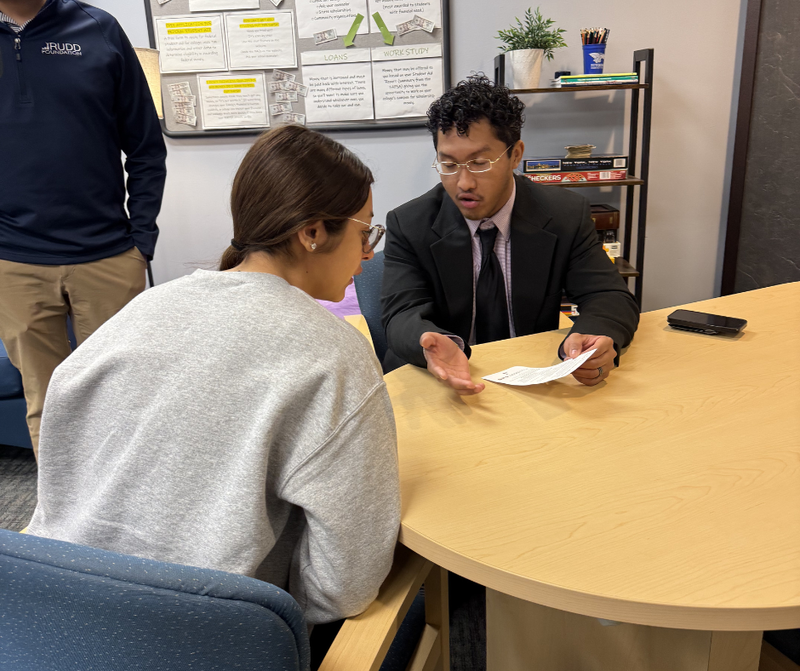 Giselle Rodriguez meets with Rudd Foundation representatives  to discuss next steps