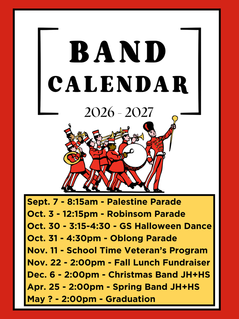 band calendar