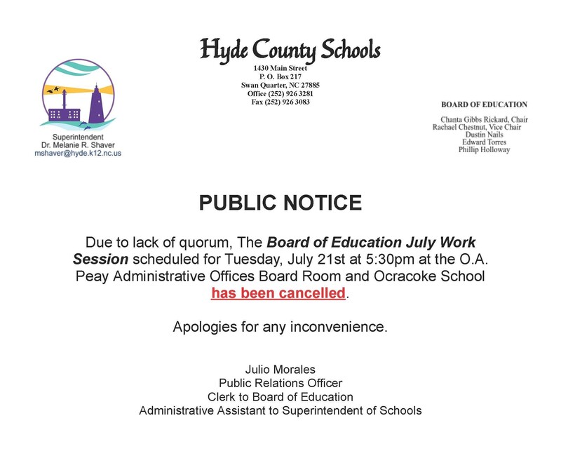 Meeting Cancellation